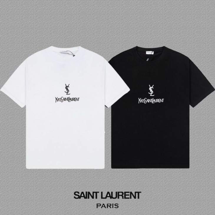 Picture of Saint Laurent T Shirts Short _SKUYSLS-2XLtltx062046